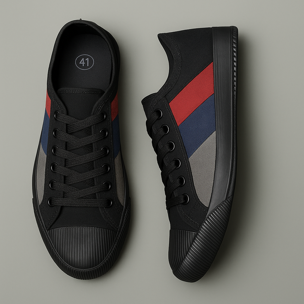 Old-School Canvas Sneakers