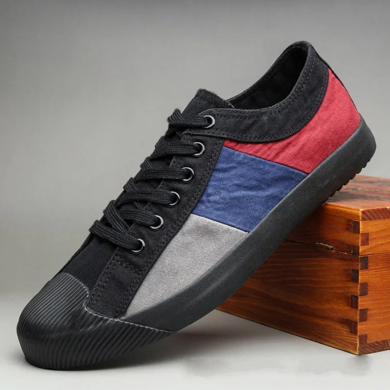 Old-School Canvas Sneakers