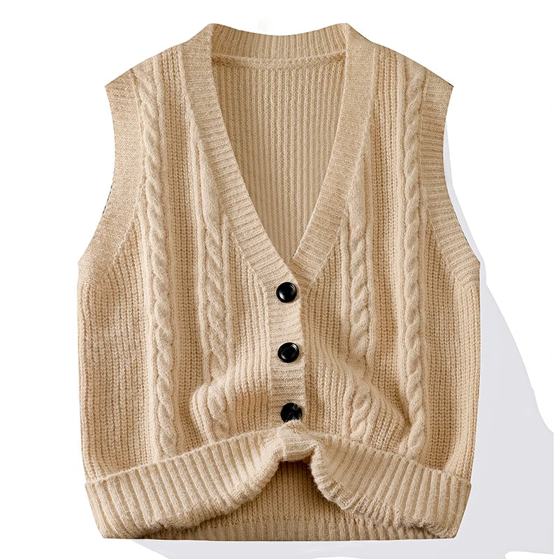 Wardrobe Classic: Fleece Cable Vest