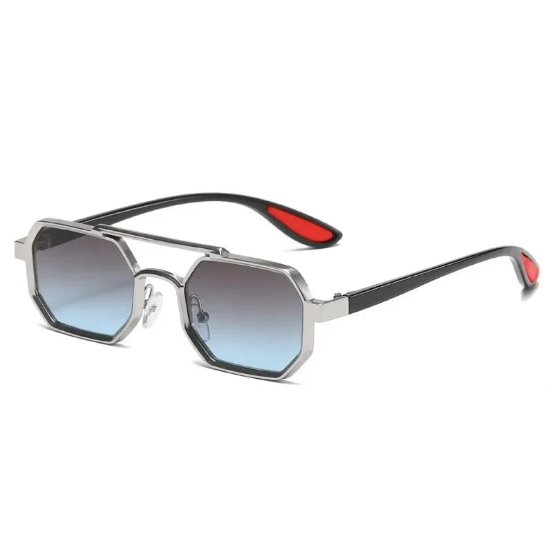 Titanium Octagon Sunglasses