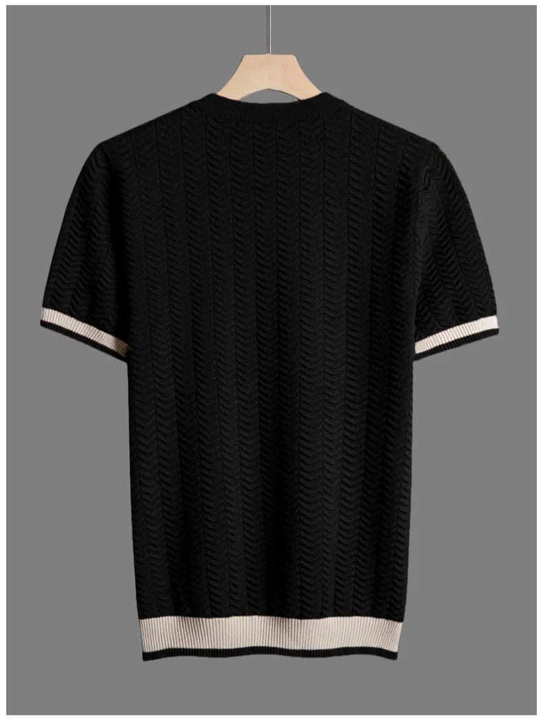 Jacquard Knitted Shirt