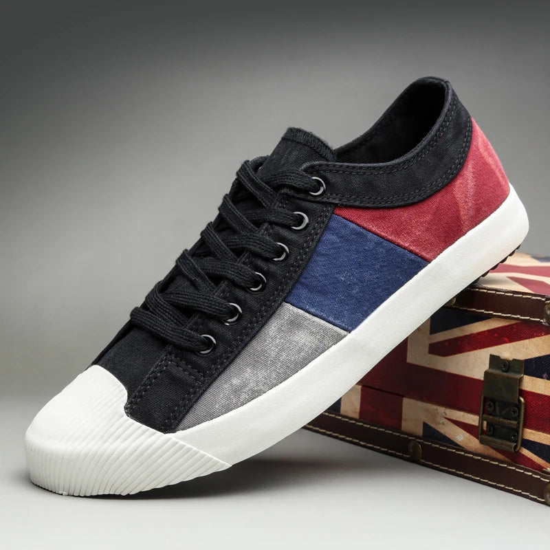 Old-School Canvas Sneakers