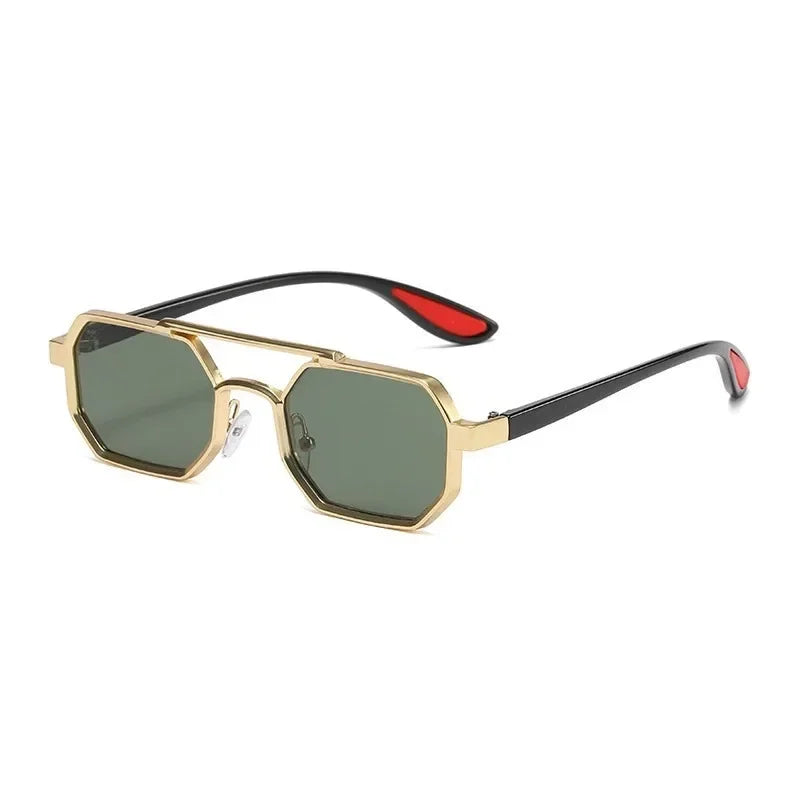 Titanium Octagon Sunglasses