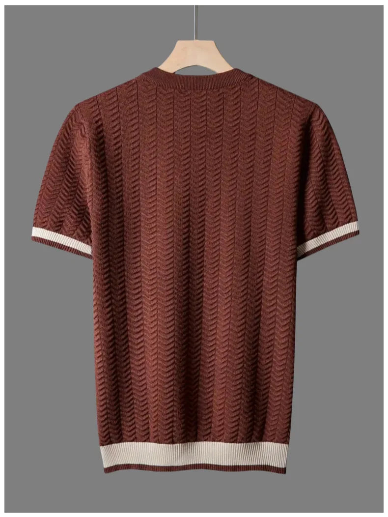 Jacquard Knitted Shirt