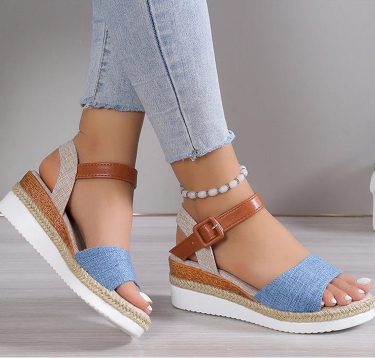 Sunset Wedge Sandals