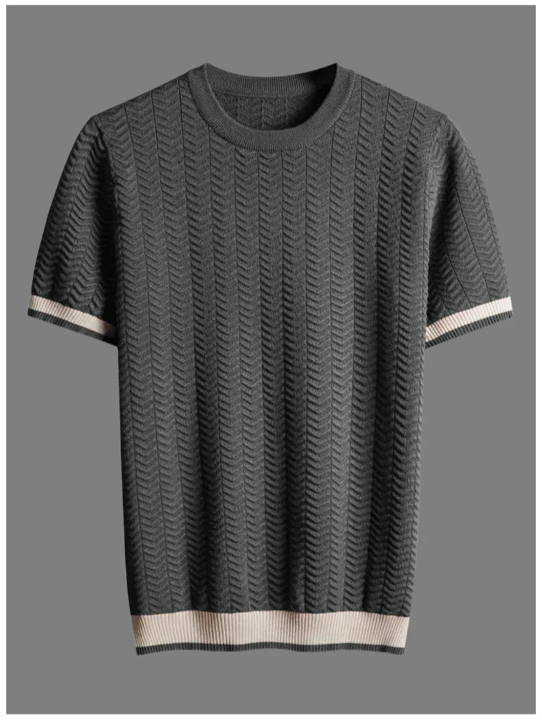 Jacquard Knitted Shirt