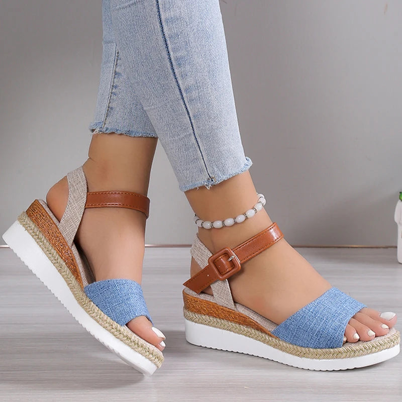 Sunset Wedge Sandals