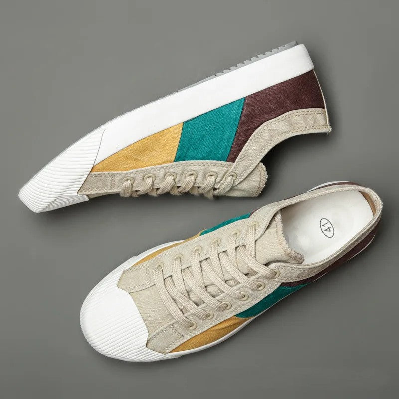 Old-School Canvas Sneakers