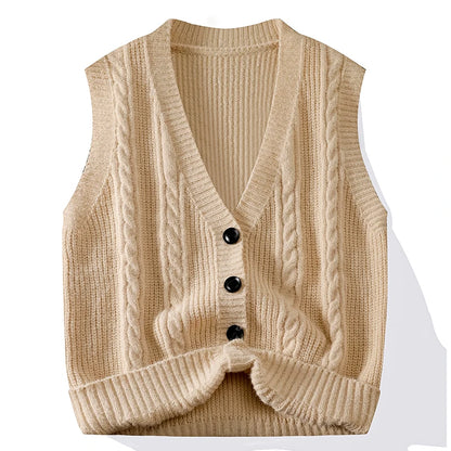 Wardrobe Classic: Fleece Cable Vest