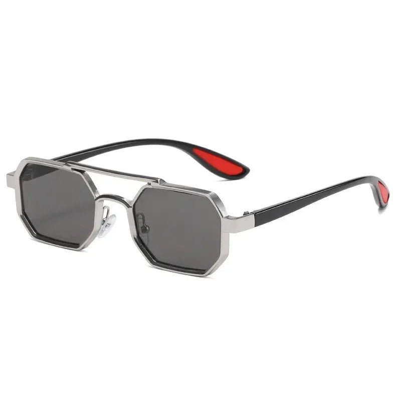 Titanium Octagon Sunglasses