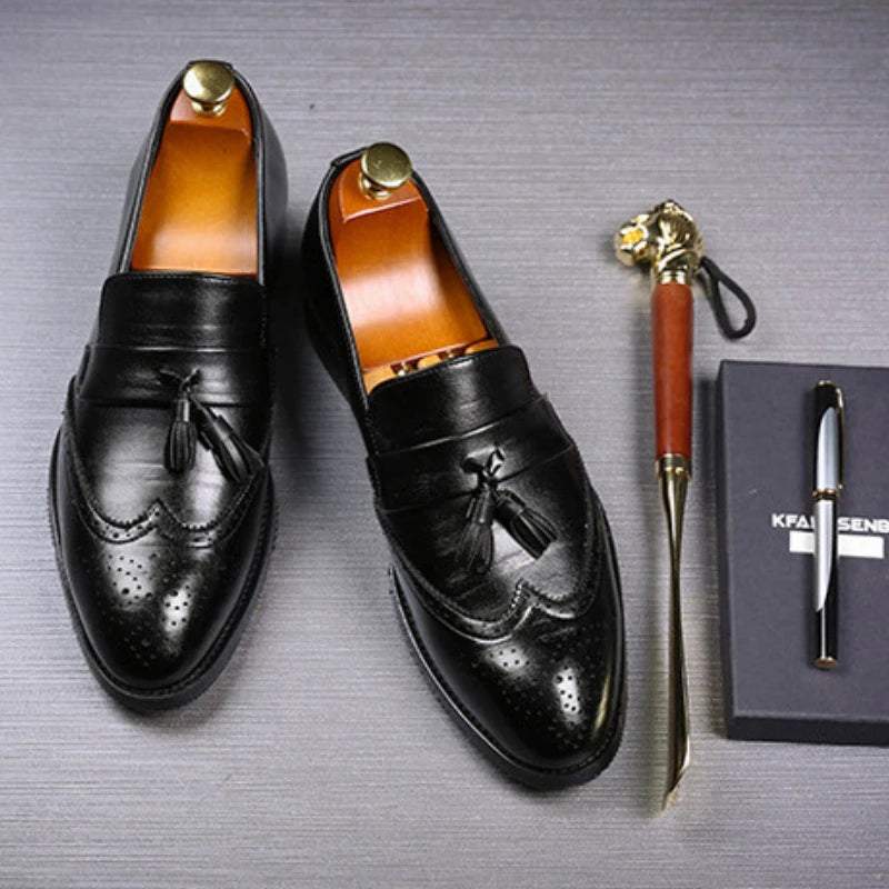 Leather Tassels Brogue