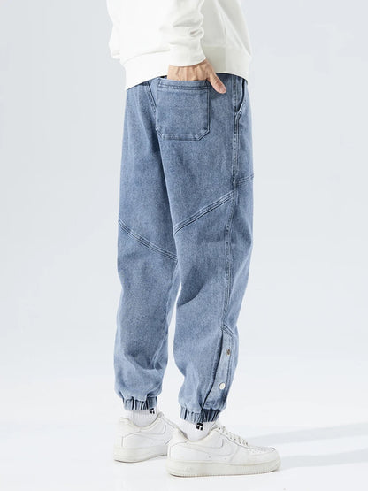 'A' Denim Joggers