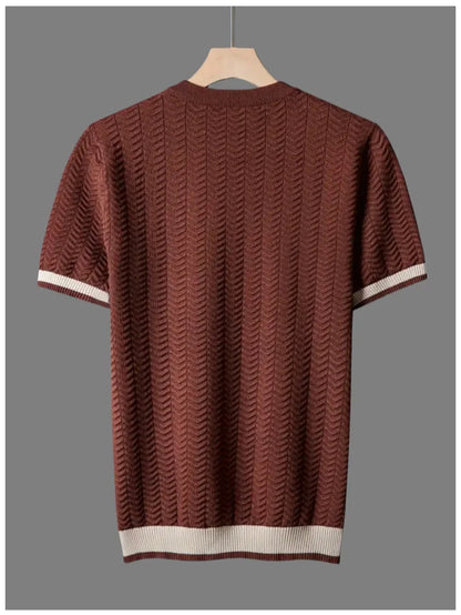 Jacquard Knitted Shirt