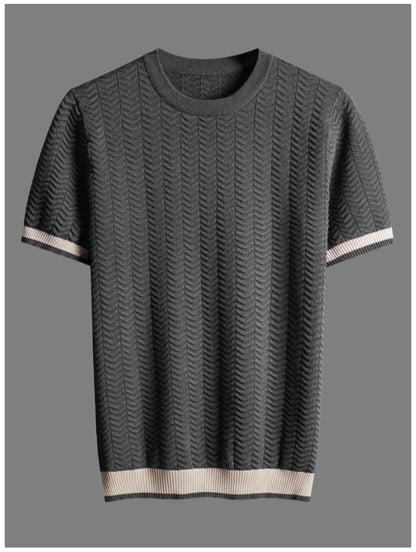 Jacquard Knitted Shirt