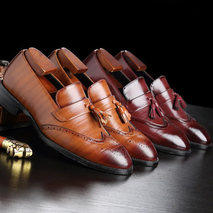 Leather Tassels Brogue